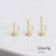 Glorria 14k Solid Gold Letter H Tragus Piercing