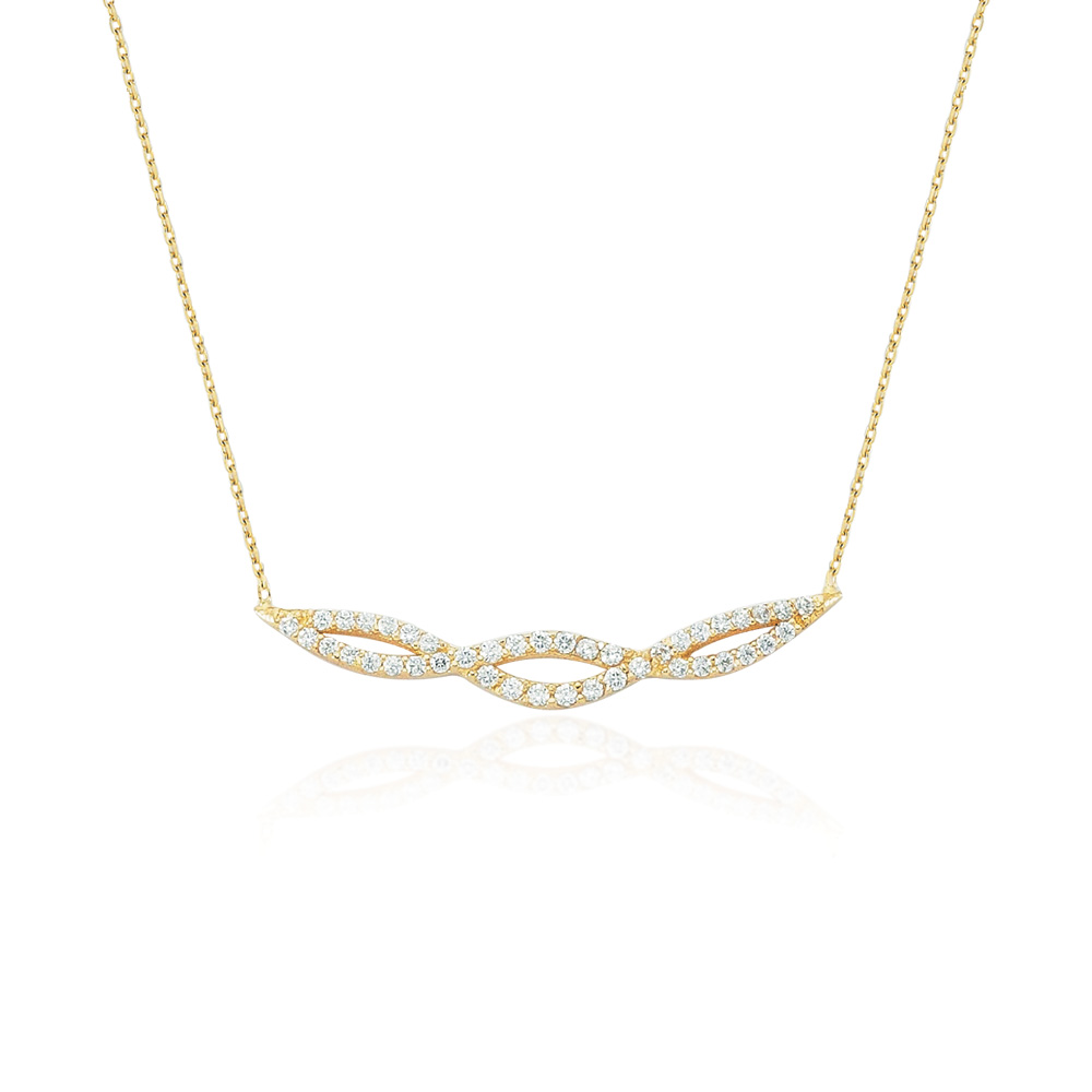 Glorria 14k Solid Gold Heart Necklace