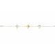 Glorria 14k Solid Gold Ankle Bird Bracelet