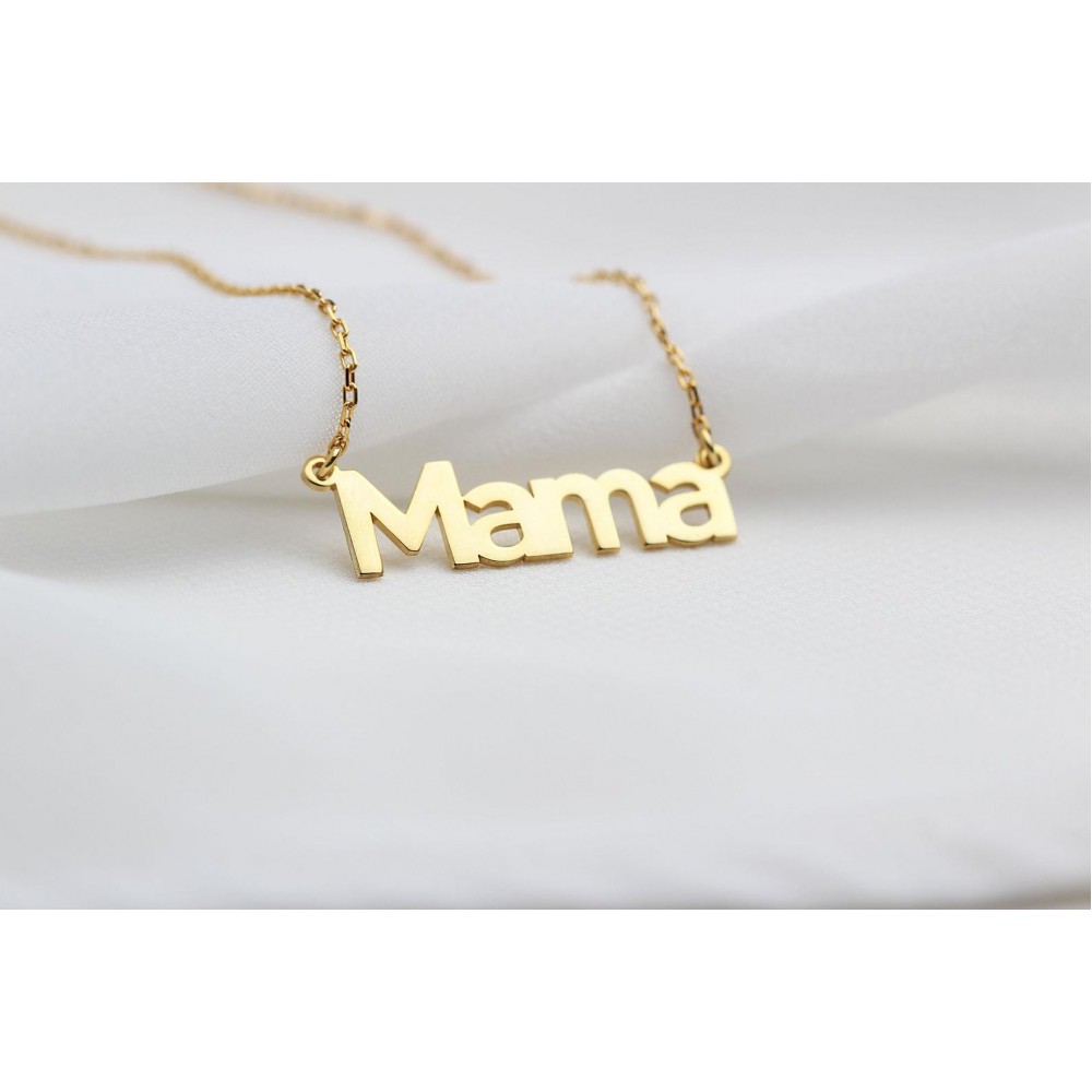 Glorria 925k Sterling Silver Personalized Silver Name Necklace