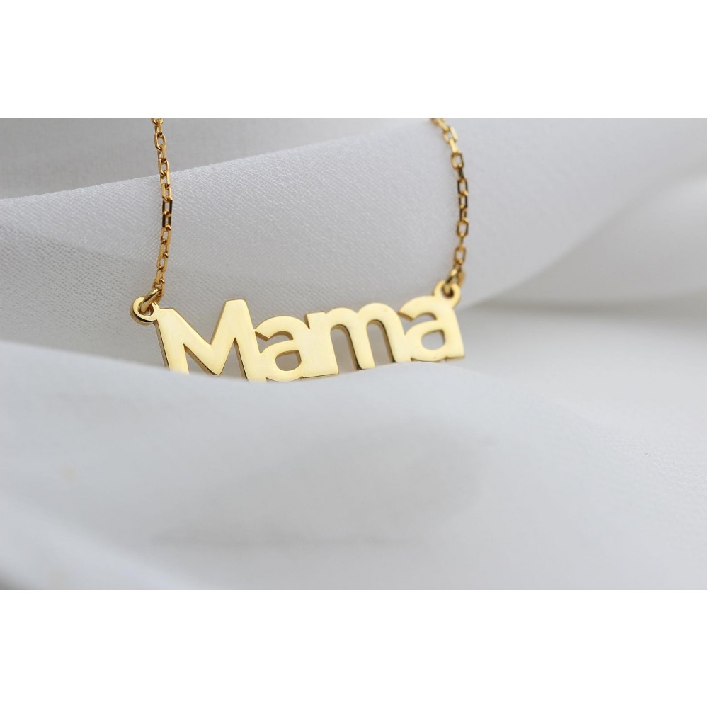 Glorria 925k Sterling Silver Personalized Silver Name Necklace