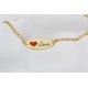 Glorria 925k Sterling Silver Personalized Sterling Silver Name Love Bracelet