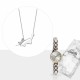 Glorria 925k Sterling Silver Mother Girl Necklace - GIFT SET