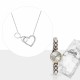 Glorria 925k Sterling Silver Infinity Necklace - GIFT SET