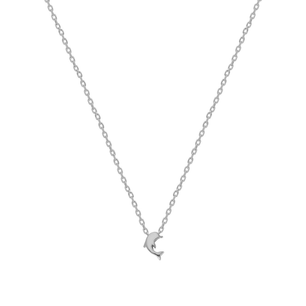 Glorria 925k Sterling Silver Dolphin Necklace