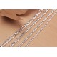 Glorria 925k Sterling Silver 5mm Figaro Chain Necklace