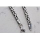 Glorria 925k Sterling Silver 5mm King Chain Necklace