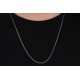 Glorria 925k Sterling Silver 2mm Foxtail Chain Necklace