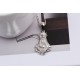 Glorria 925k Sterling Silver Gourmet Chain Virgin Mary Necklace