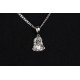 Glorria 925k Sterling Silver Gourmet Chain Jesus Christ Necklace