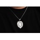 Glorria 925k Sterling Silver Men Lion Sterling Silver Necklace