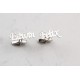 Glorria 925k Sterling Silver Men Custom Name Cufflinks