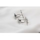 Glorria 925k Sterling Silver Men Custom Name Cufflinks