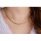 Glorria 925k Sterling Silver Figaro Chain Necklace