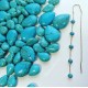 Glorria 14k Solid Gold Turquoise Shake Earring