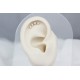 Glorria 14k Solid Gold Geometric Helix Piercing