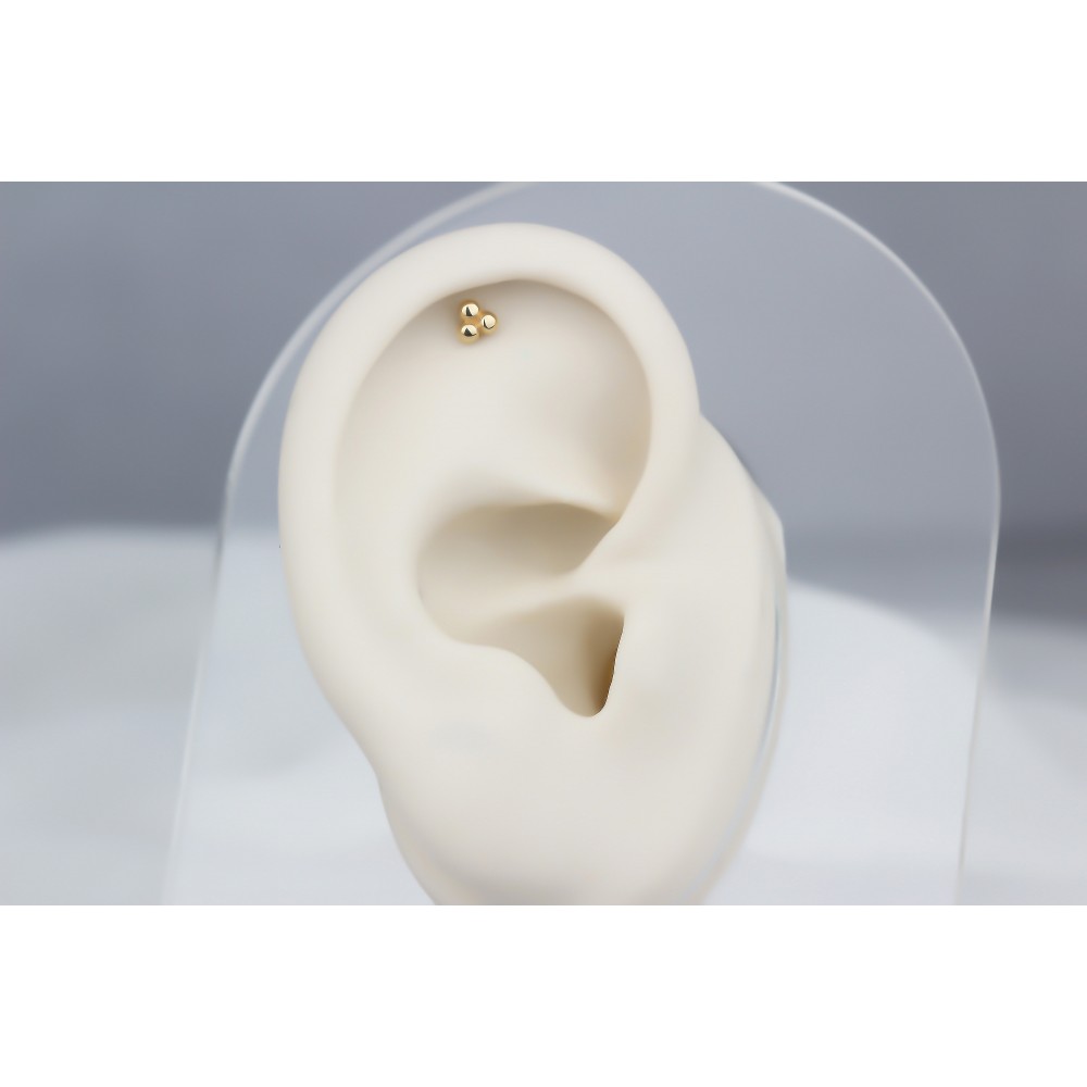 Glorria 14k Solid Gold Dorica Helix Piercing