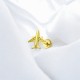 Glorria 14k Solid Gold Plane Helix Piercing