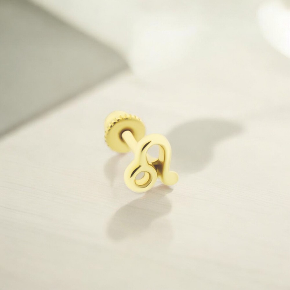 Glorria 14k Solid Gold Leo Helix Piercing