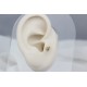 Glorria 14k Solid Gold Diamond Tragus Piercing