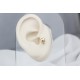 Glorria 14k Solid Gold Skull Tragus Piercing