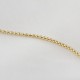 Glorria 14k Solid Gold Popcorn Chain