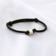 Glorria 14k Solid Gold Cube Rope Bracelet