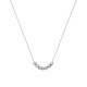 Glorria 14k Solid Gold White Dorika Necklace