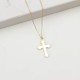 Glorria 925k Sterling Silver Cross Necklace