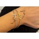 Glorria 925k Sterling Silver Personalized Tennis Bracelet