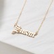 Glorria 925k Sterling Silver Personalized Name Necklace