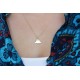 Glorria 925k Sterling Silver Lotus Necklace