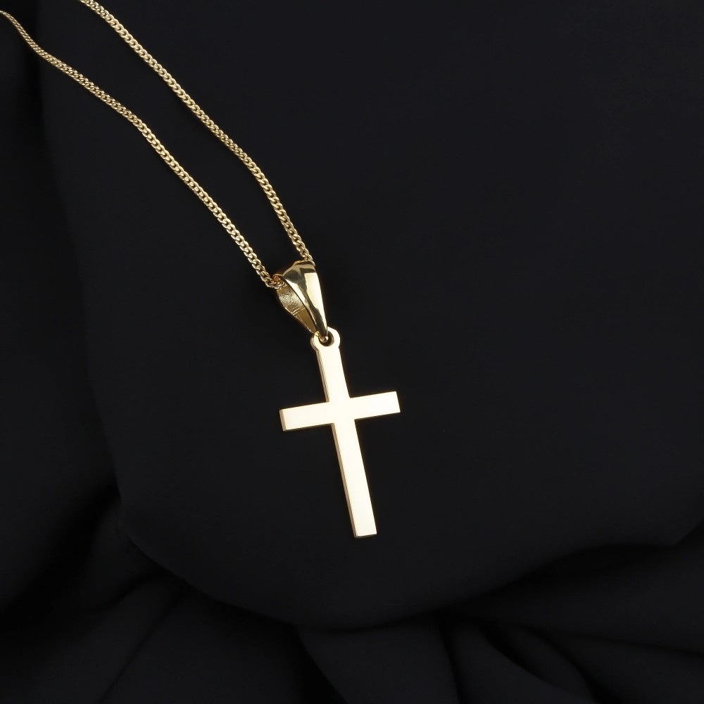 Glorria 925k Sterling Silver Cross Necklace