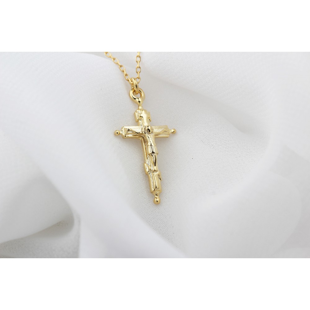 Glorria 925k Sterling Silver Cross Necklace