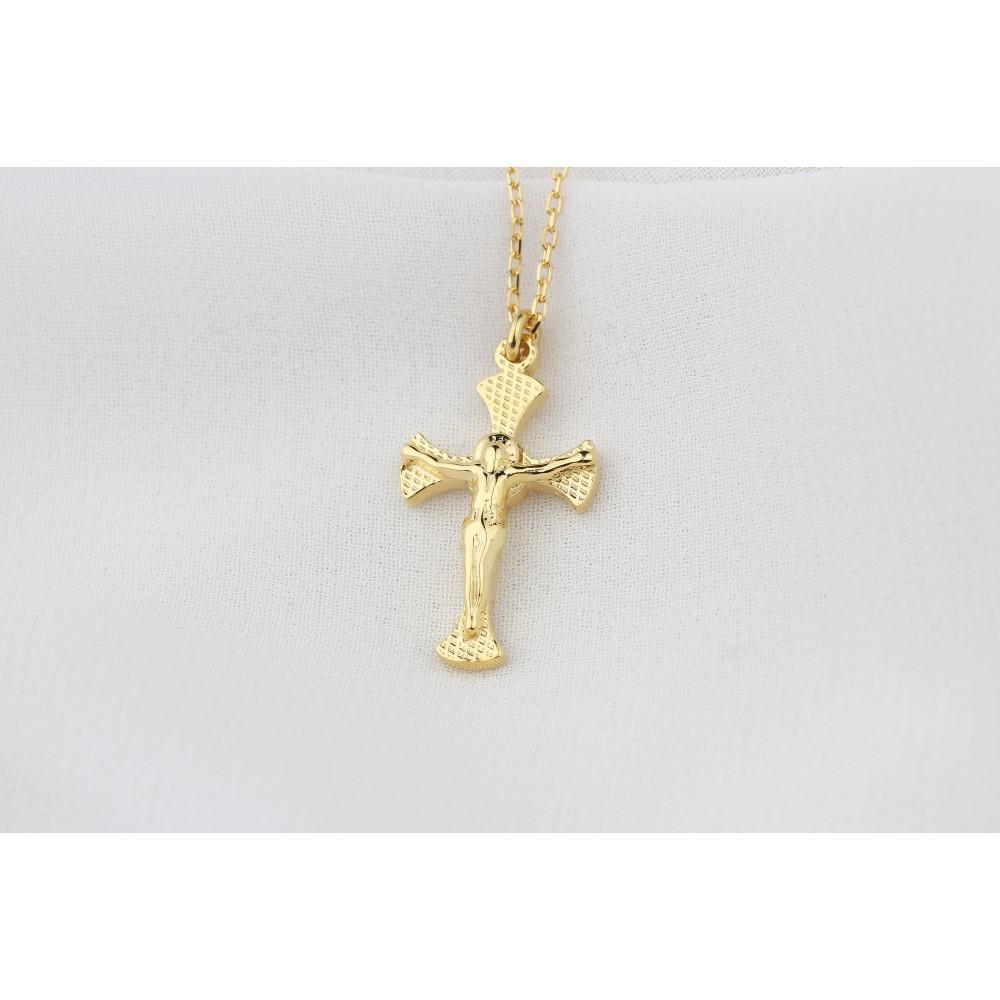 Glorria 925k Sterling Silver Cross Necklace