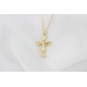 Glorria 925k Sterling Silver Cross Necklace