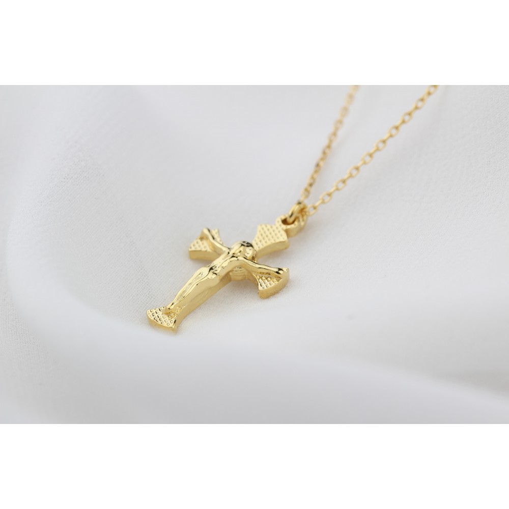 Glorria 925k Sterling Silver Cross Necklace