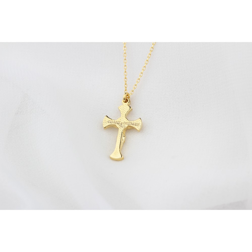 Glorria 925k Sterling Silver Cross Necklace