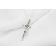 Glorria 925k Sterling Silver Cross Necklace