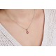 Glorria 925k Sterling Silver Ladybug Necklace