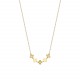 Glorria 14k Solid Gold Flower Necklace