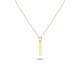 Glorria 14k Solid Gold Letter İ Necklace