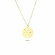 Glorria 14k Solid Gold Pisces Zodiac Necklace