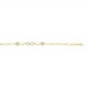 Glorria 14k Solid Gold Heart Pave Bracelet