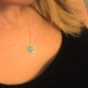 Glorria 14k Solid Gold Star Necklace